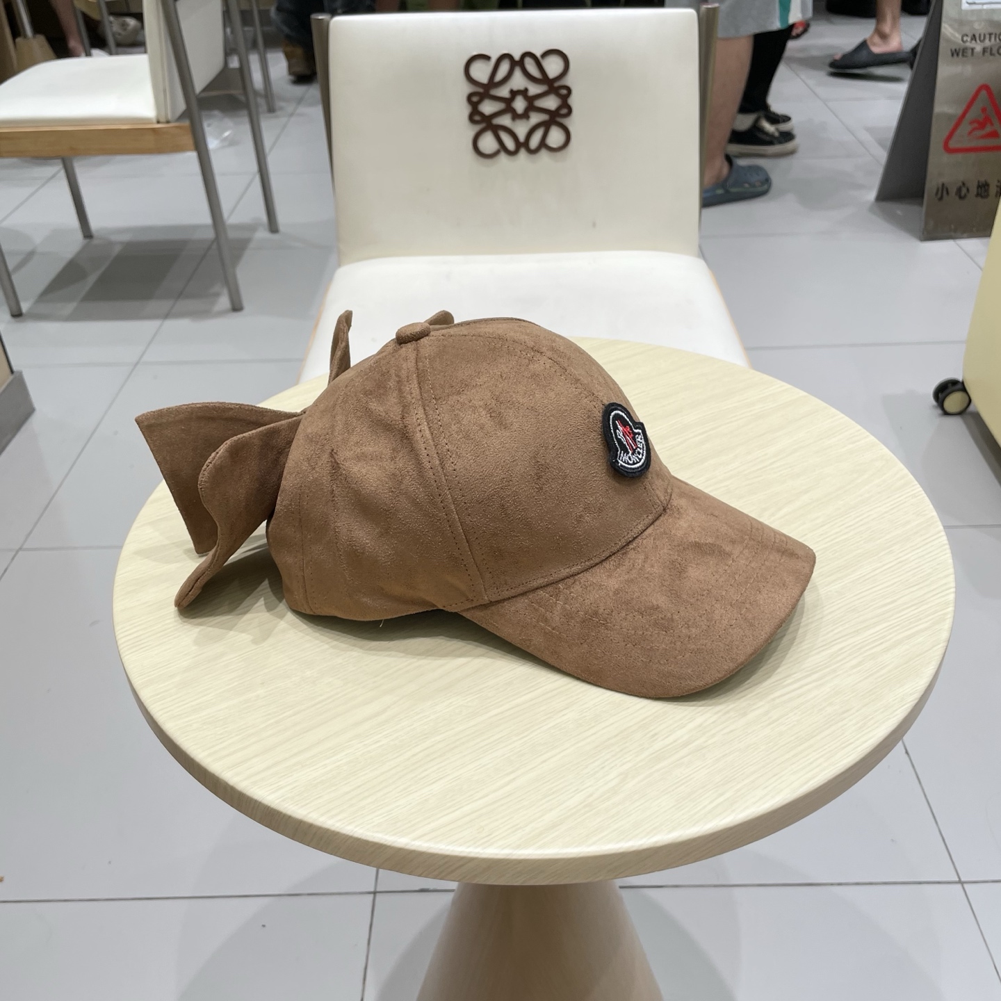 蒙口MONCLER2025新款大蝴蝶结棒球帽子女甜美可爱百搭减龄硬顶鸭舌帽显脸小