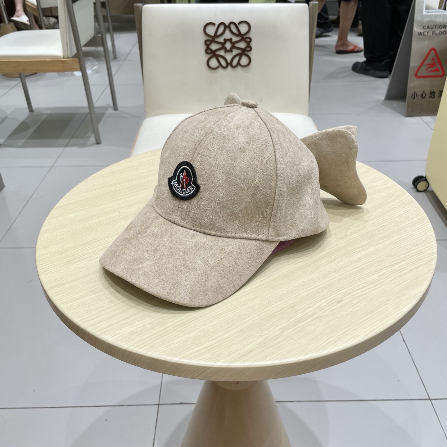 蒙口MONCLER2025新款大蝴蝶结棒球帽子女甜美可爱百搭减龄硬顶鸭舌帽显脸小