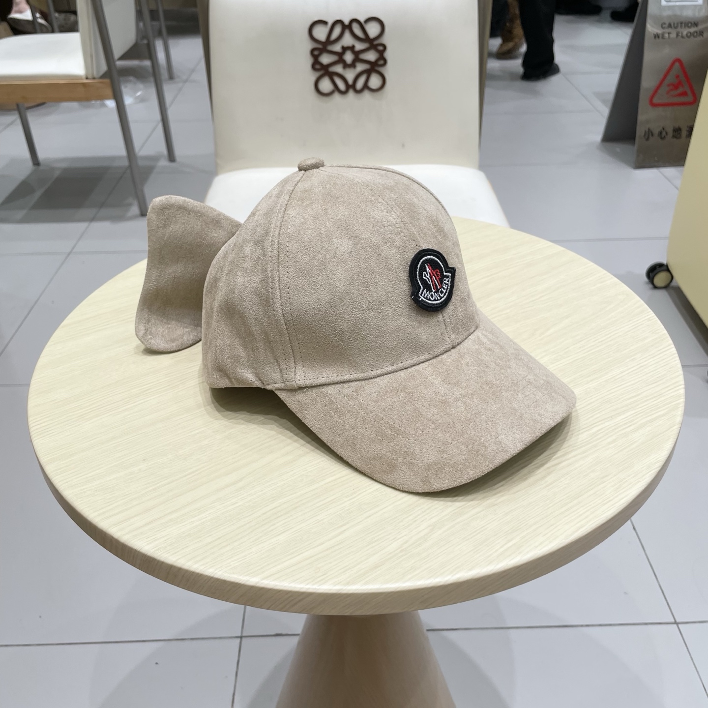 蒙口MONCLER2025新款大蝴蝶结棒球帽子女甜美可爱百搭减龄硬顶鸭舌帽显脸小