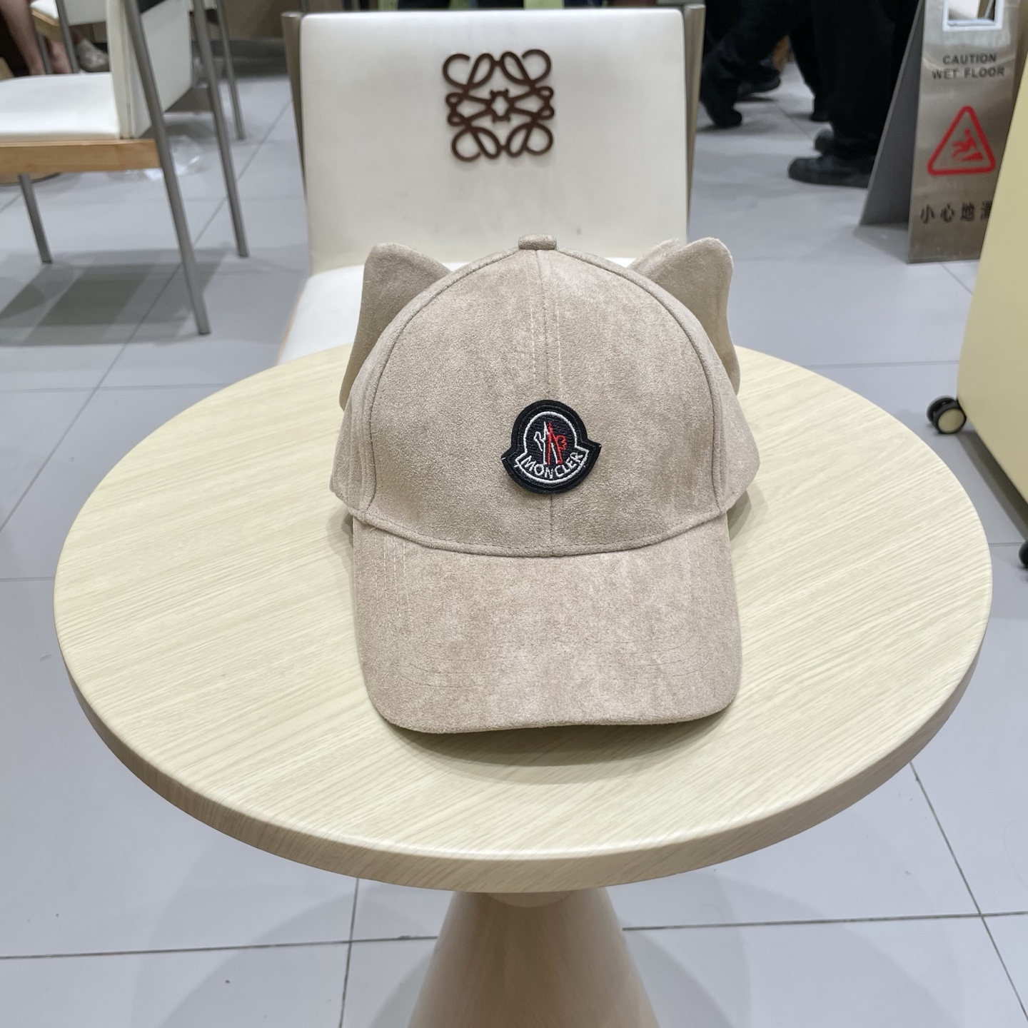 蒙口MONCLER2025新款大蝴蝶结棒球帽子女甜美可爱百搭减龄硬顶鸭舌帽显脸小