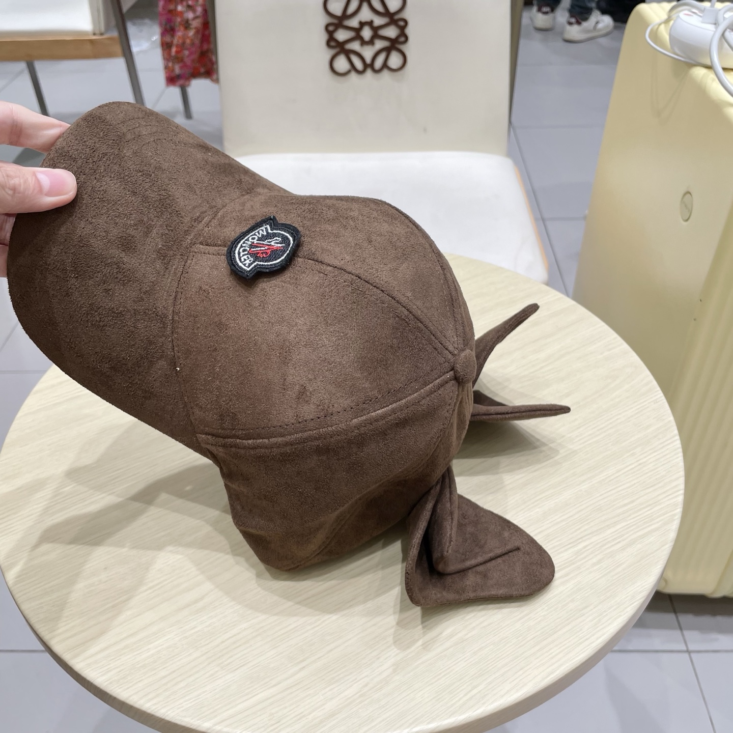 蒙口MONCLER2025新款大蝴蝶结棒球帽子女甜美可爱百搭减龄硬顶鸭舌帽显脸小