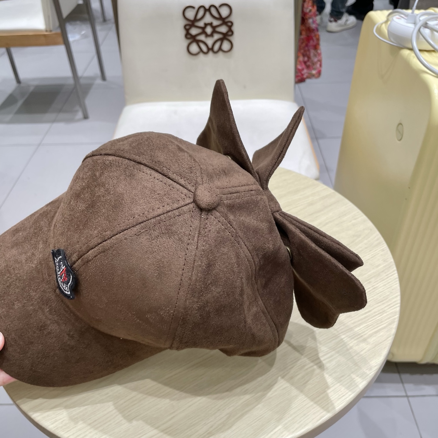 蒙口MONCLER2025新款大蝴蝶结棒球帽子女甜美可爱百搭减龄硬顶鸭舌帽显脸小