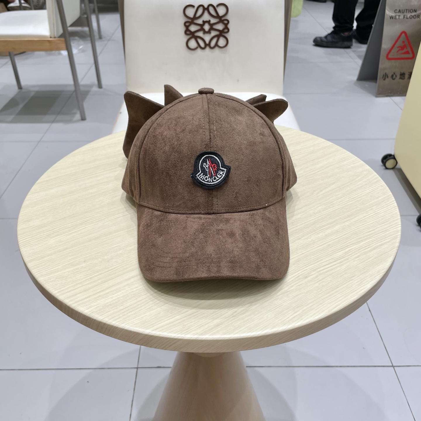 蒙口MONCLER2025新款大蝴蝶结棒球帽子女甜美可爱百搭减龄硬顶鸭舌帽显脸小