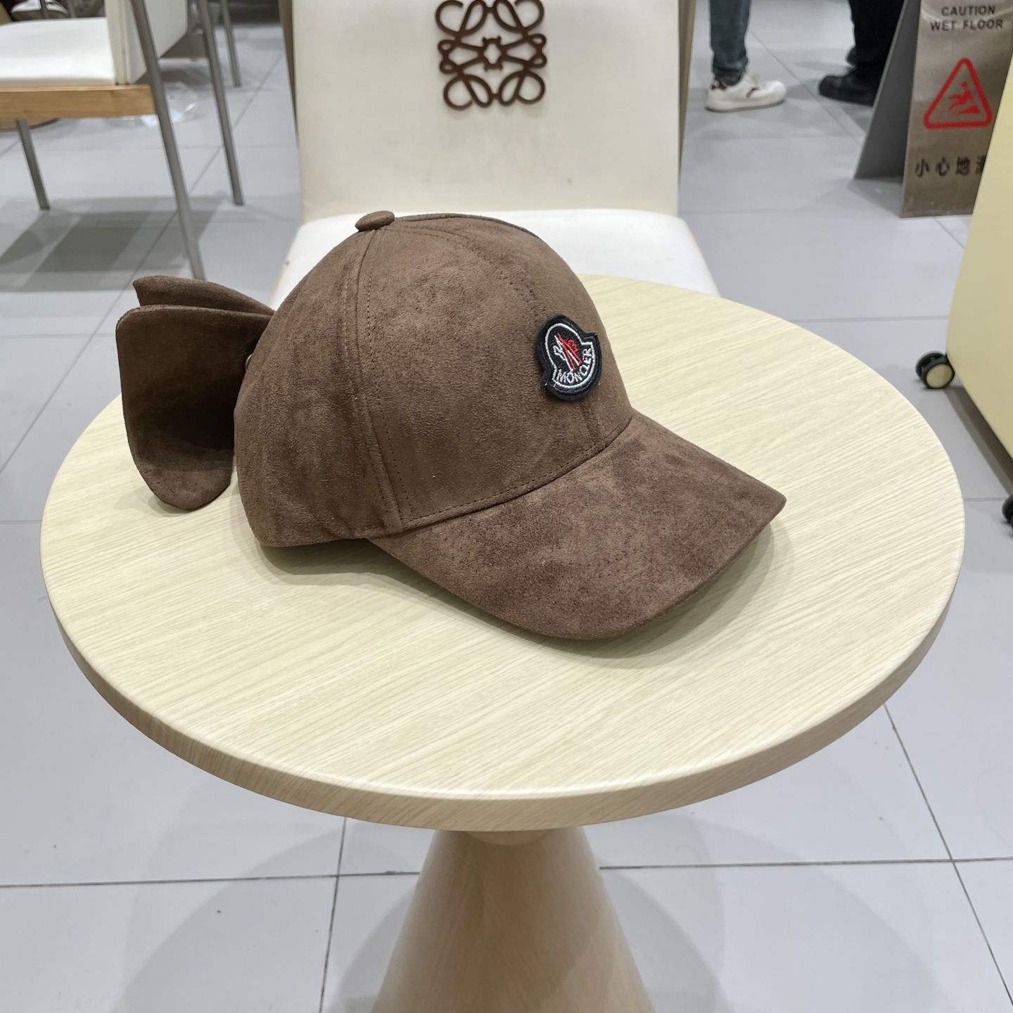 蒙口MONCLER2025新款大蝴蝶结棒球帽子女甜美可爱百搭减龄硬顶鸭舌帽显脸小