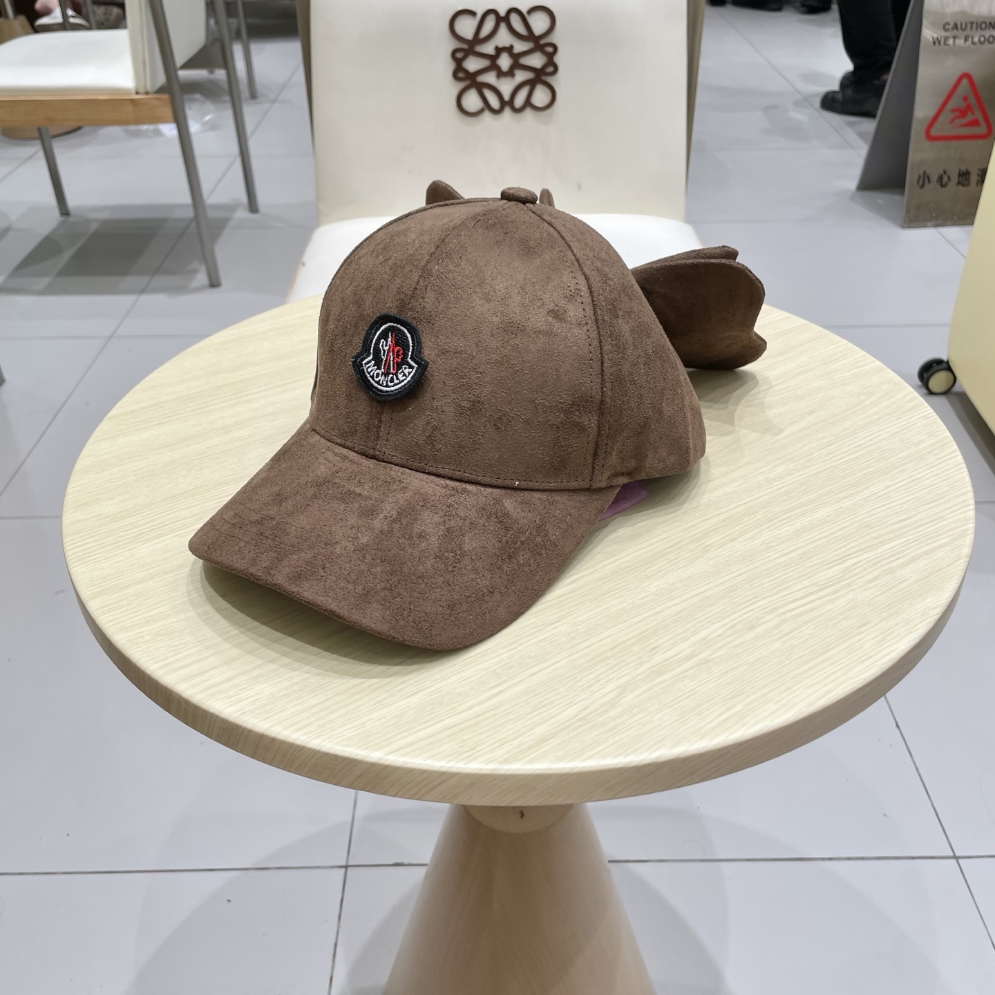 蒙口MONCLER2025新款大蝴蝶结棒球帽子女甜美可爱百搭减龄硬顶鸭舌帽显脸小