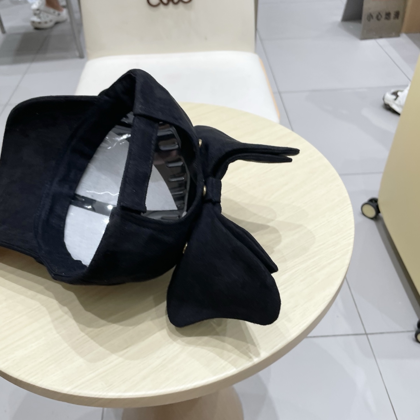 蒙口MONCLER2025新款大蝴蝶结棒球帽子女甜美可爱百搭减龄硬顶鸭舌帽显脸小