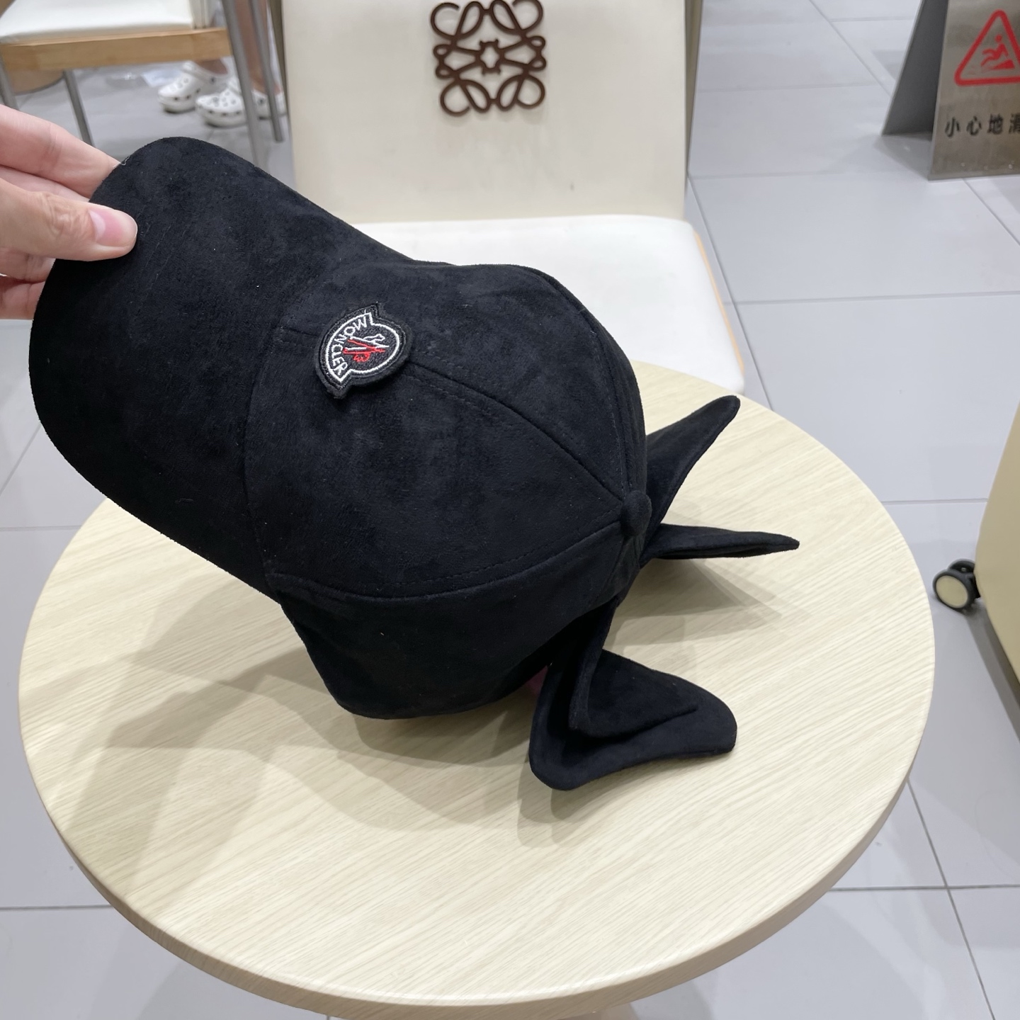 蒙口MONCLER2025新款大蝴蝶结棒球帽子女甜美可爱百搭减龄硬顶鸭舌帽显脸小