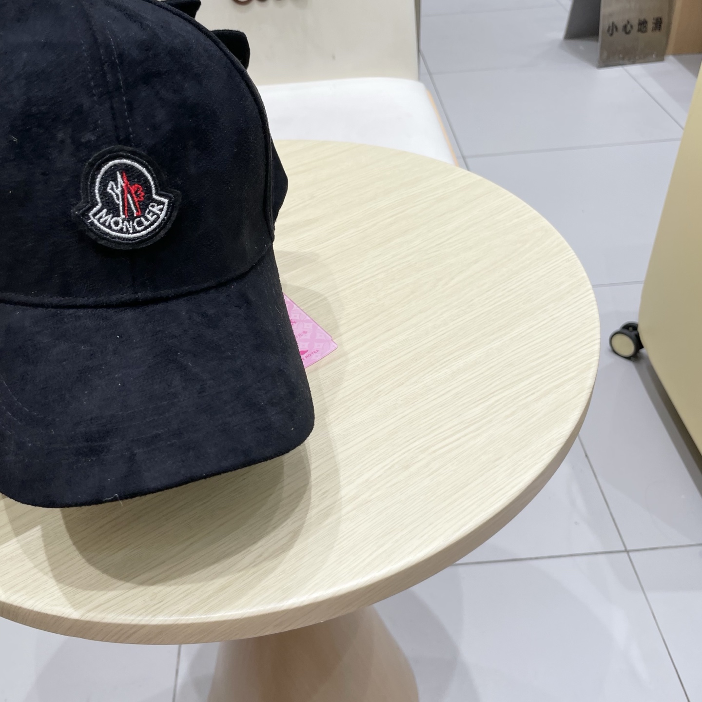 蒙口MONCLER2025新款大蝴蝶结棒球帽子女甜美可爱百搭减龄硬顶鸭舌帽显脸小