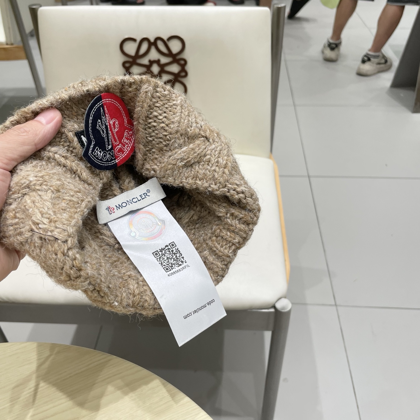 蒙口MONCLER针织毛线帽