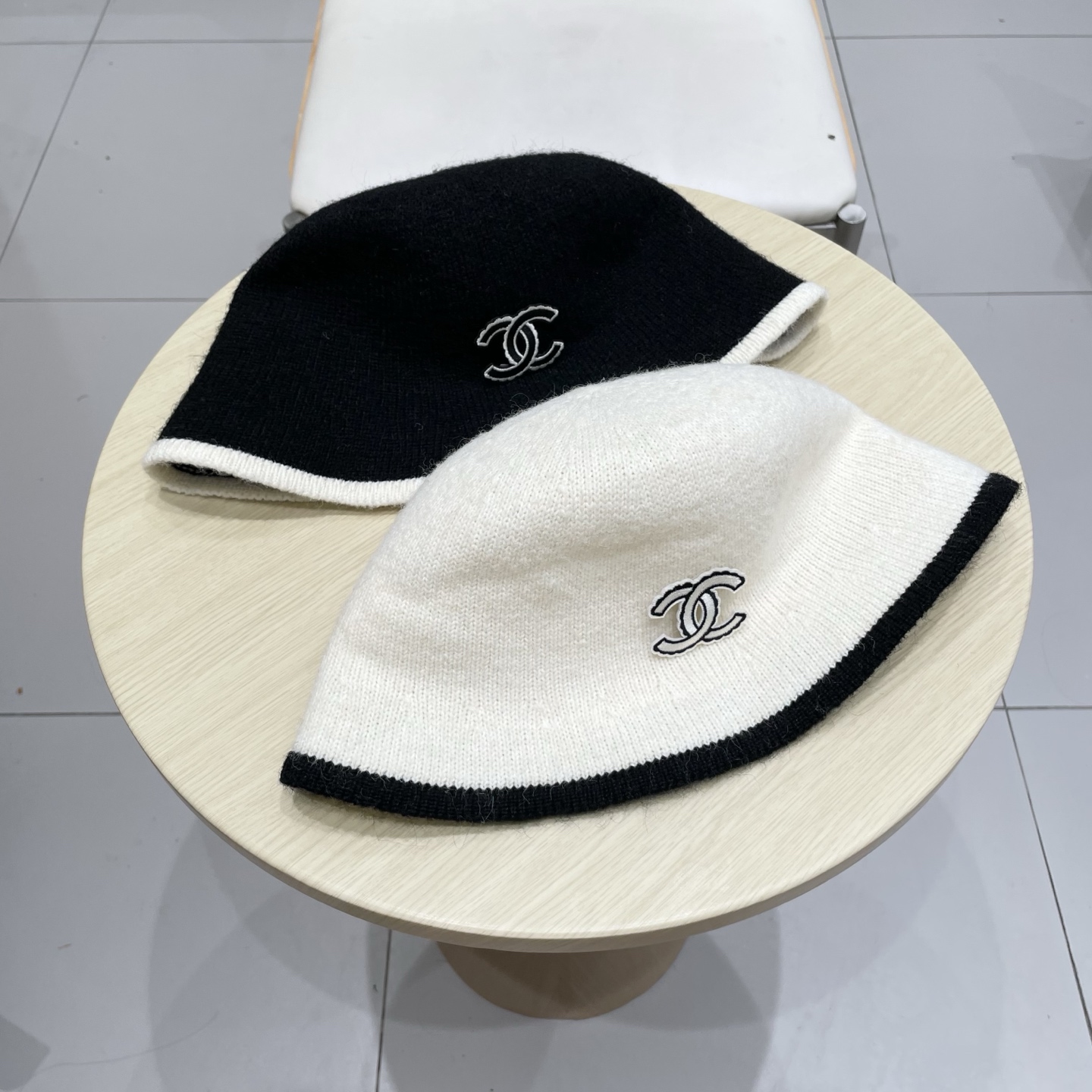  chanel香奈儿小红书爆款新款针织毛绒渔夫帽子女秋冬高级感水桶帽日系显脸小毛