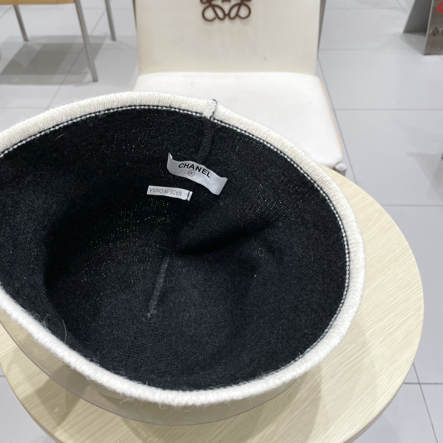 chanel香奈儿小红书爆款新款针织毛绒渔夫帽子女秋冬高级感水桶帽日系显脸小毛