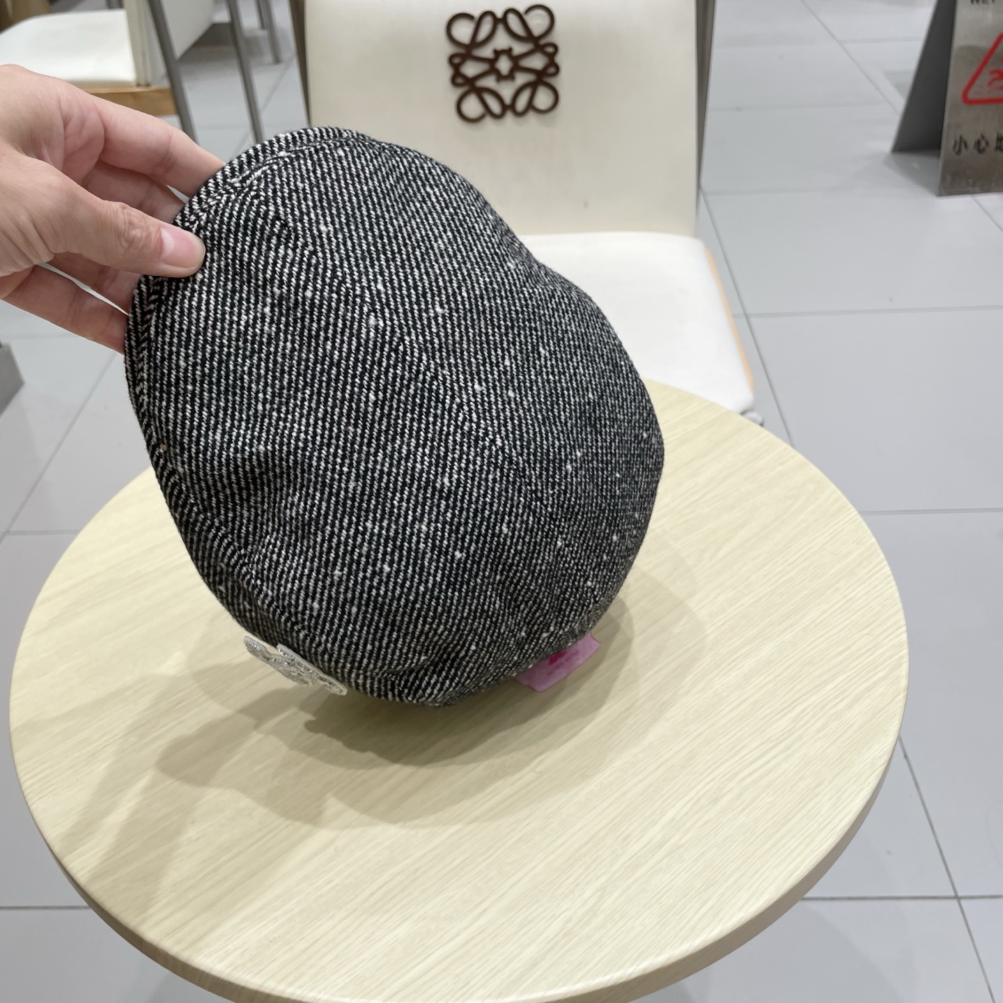 chanel香奈儿好品质复古英伦风人字纹前进帽男女秋季休闲百搭时尚有气质贝雷帽