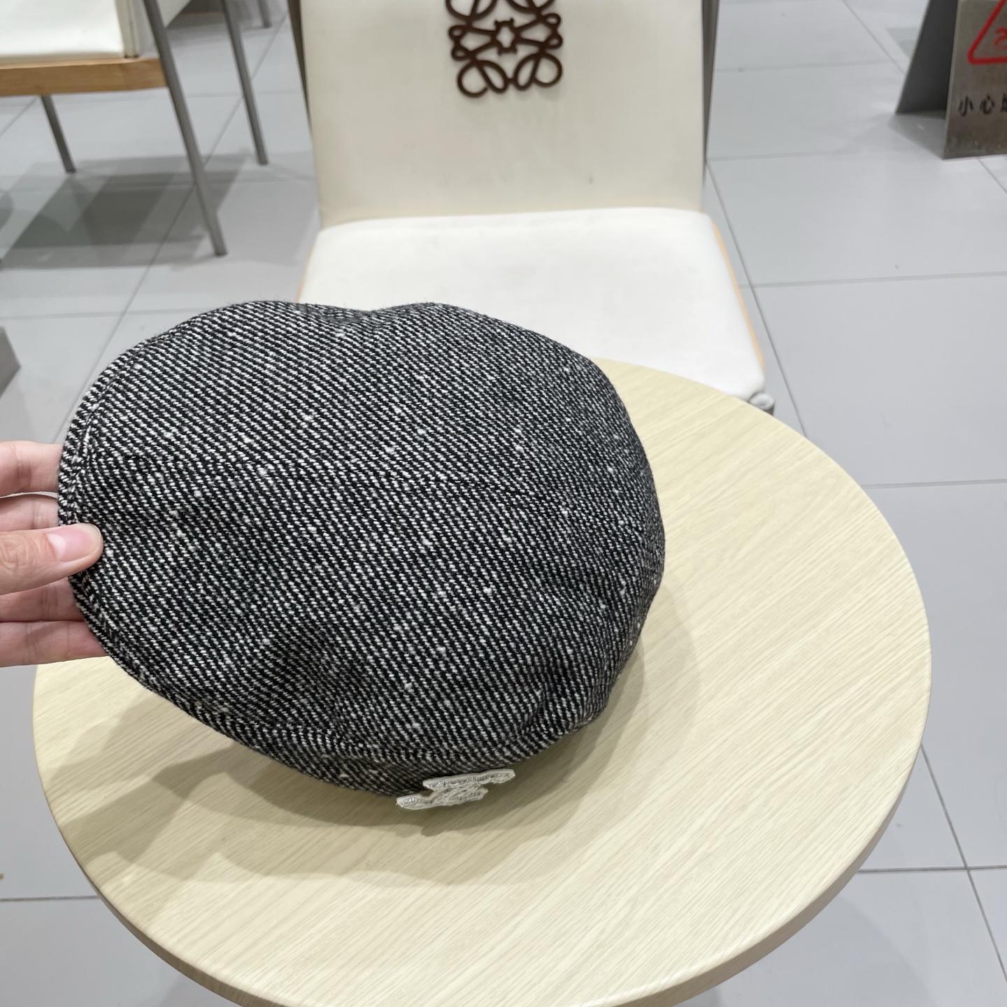 chanel香奈儿好品质复古英伦风人字纹前进帽男女秋季休闲百搭时尚有气质贝雷帽