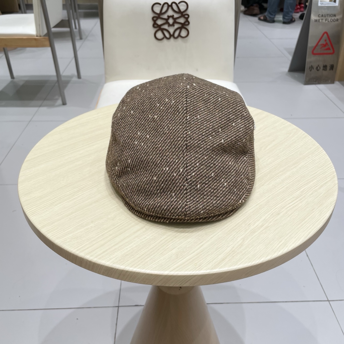 chanel香奈儿好品质复古英伦风人字纹前进帽男女秋季休闲百搭时尚有气质贝雷帽