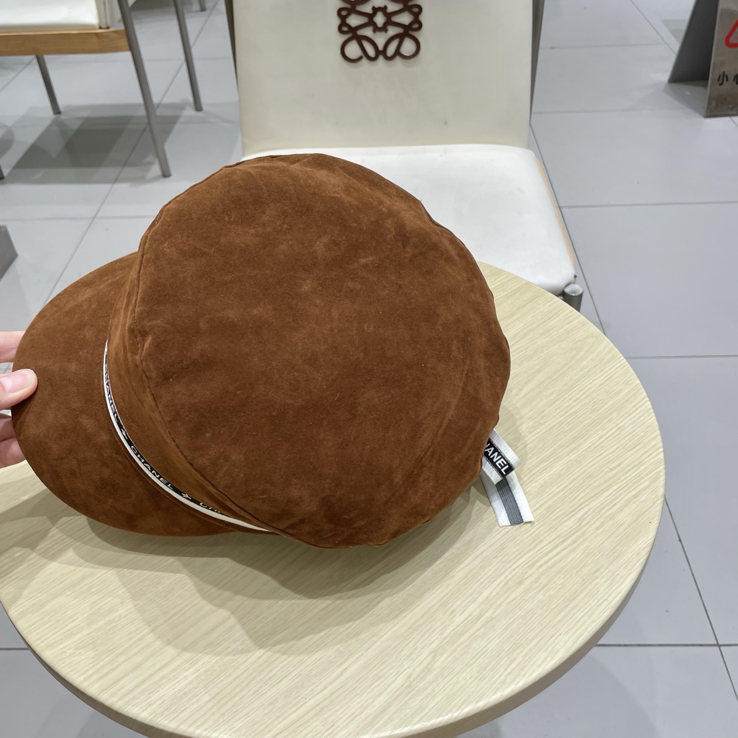 香奈儿新款鸭舌军帽，高级定制，头围57cm