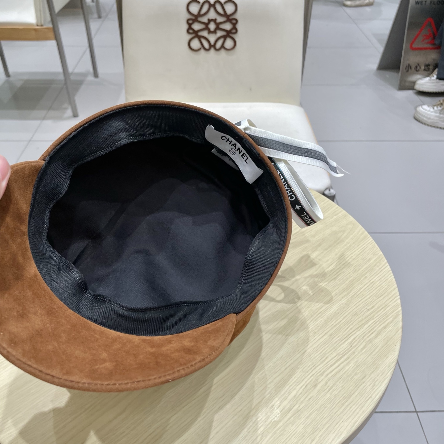 香奈儿新款鸭舌军帽，高级定制，头围57cm