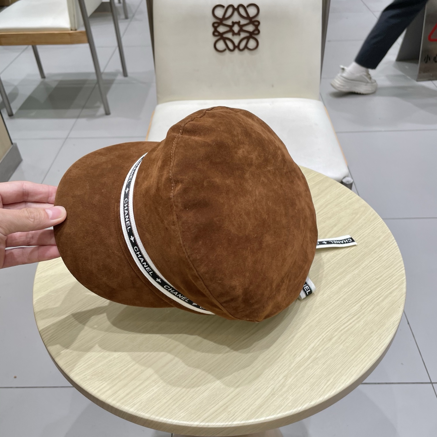 香奈儿新款鸭舌军帽，高级定制，头围57cm