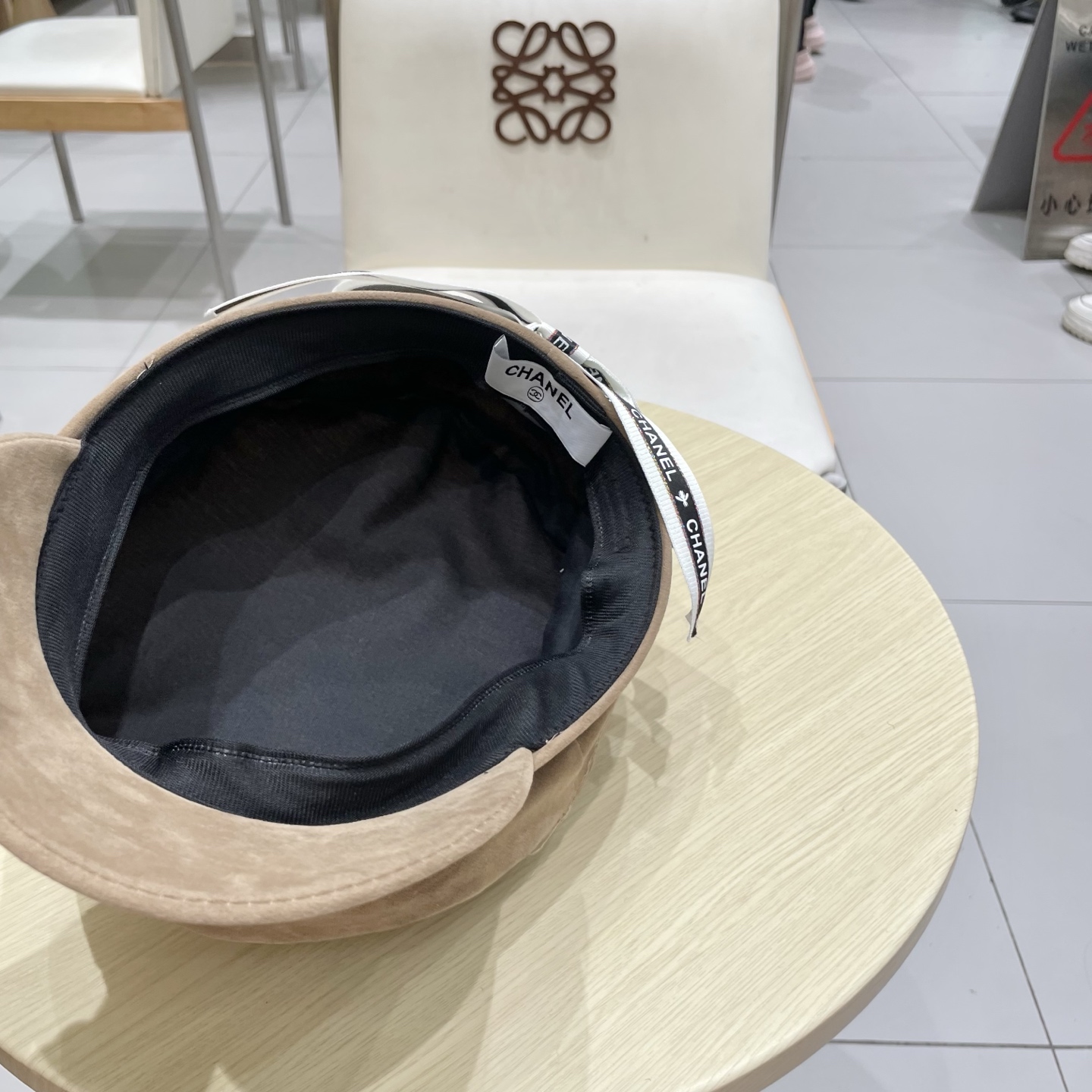 香奈儿新款鸭舌军帽，高级定制，头围57cm