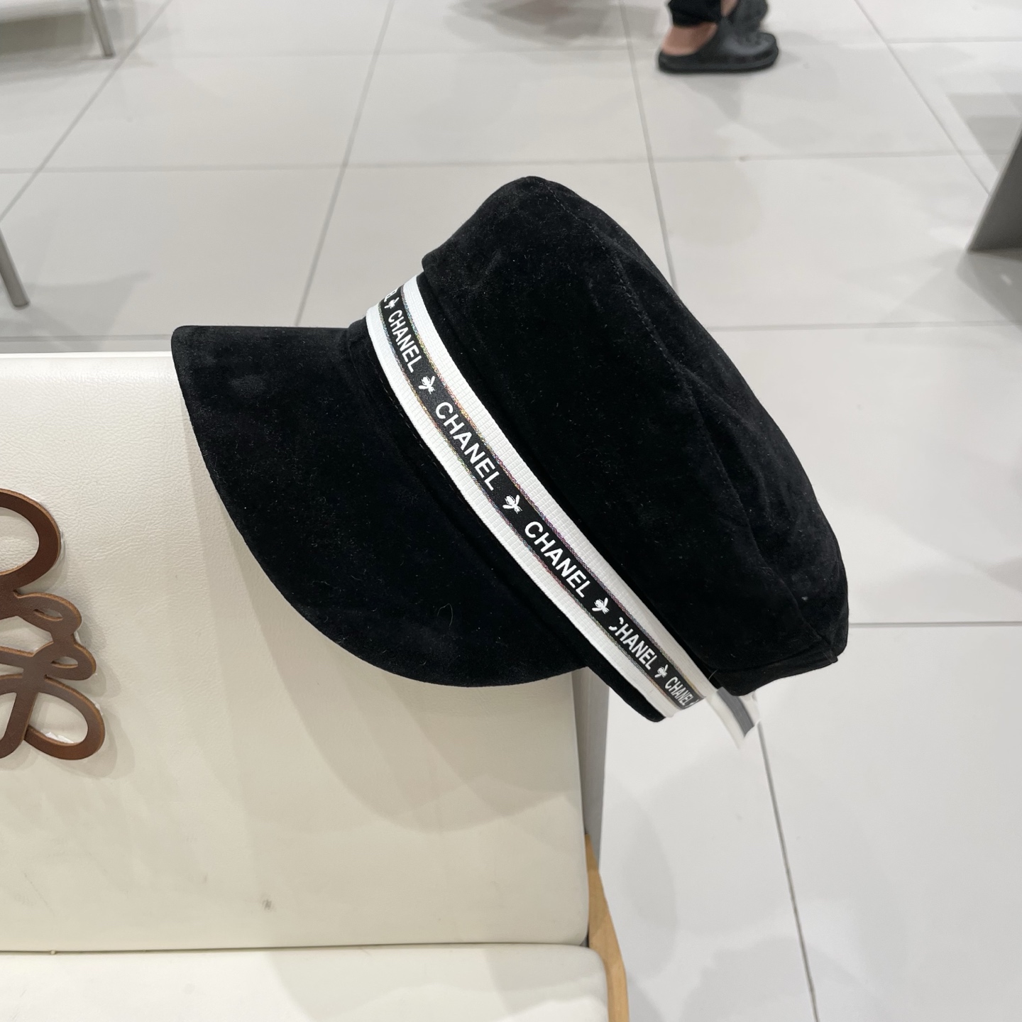 香奈儿新款鸭舌军帽，高级定制，头围57cm