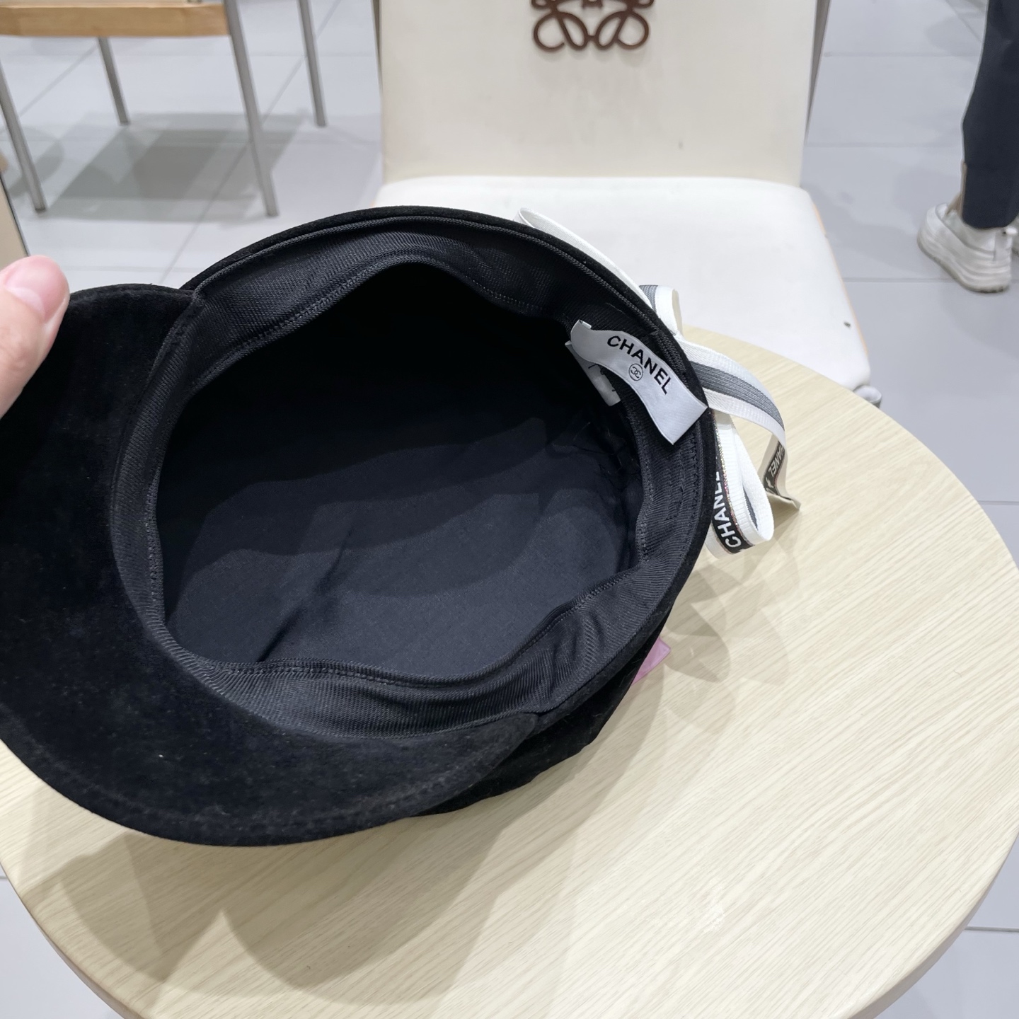 香奈儿新款鸭舌军帽，高级定制，头围57cm