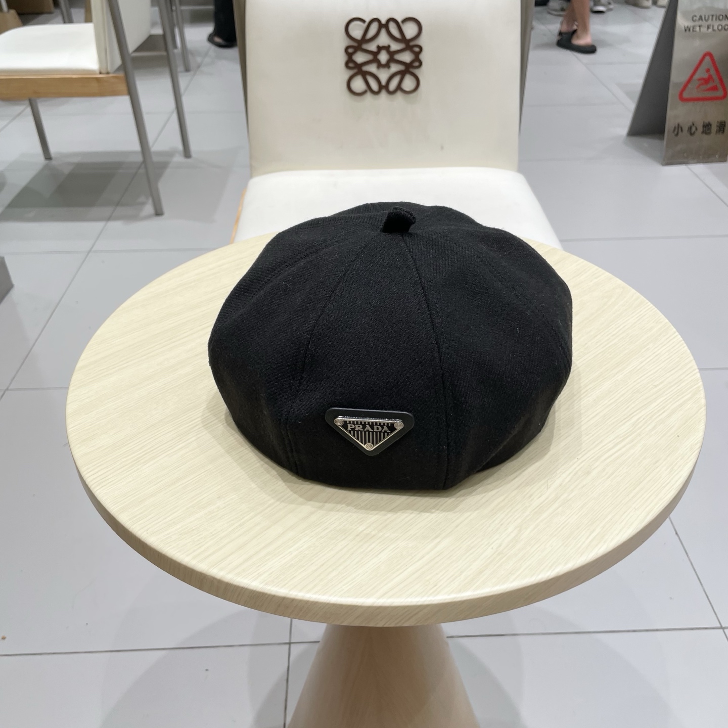 普拉达Prada新中式秋冬贝雷帽女高品质轻薄立体时尚百搭单品潮