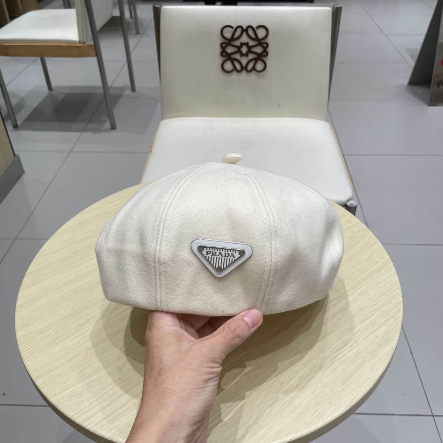 普拉达Prada新中式秋冬贝雷帽女高品质轻薄立体时尚百搭单品潮