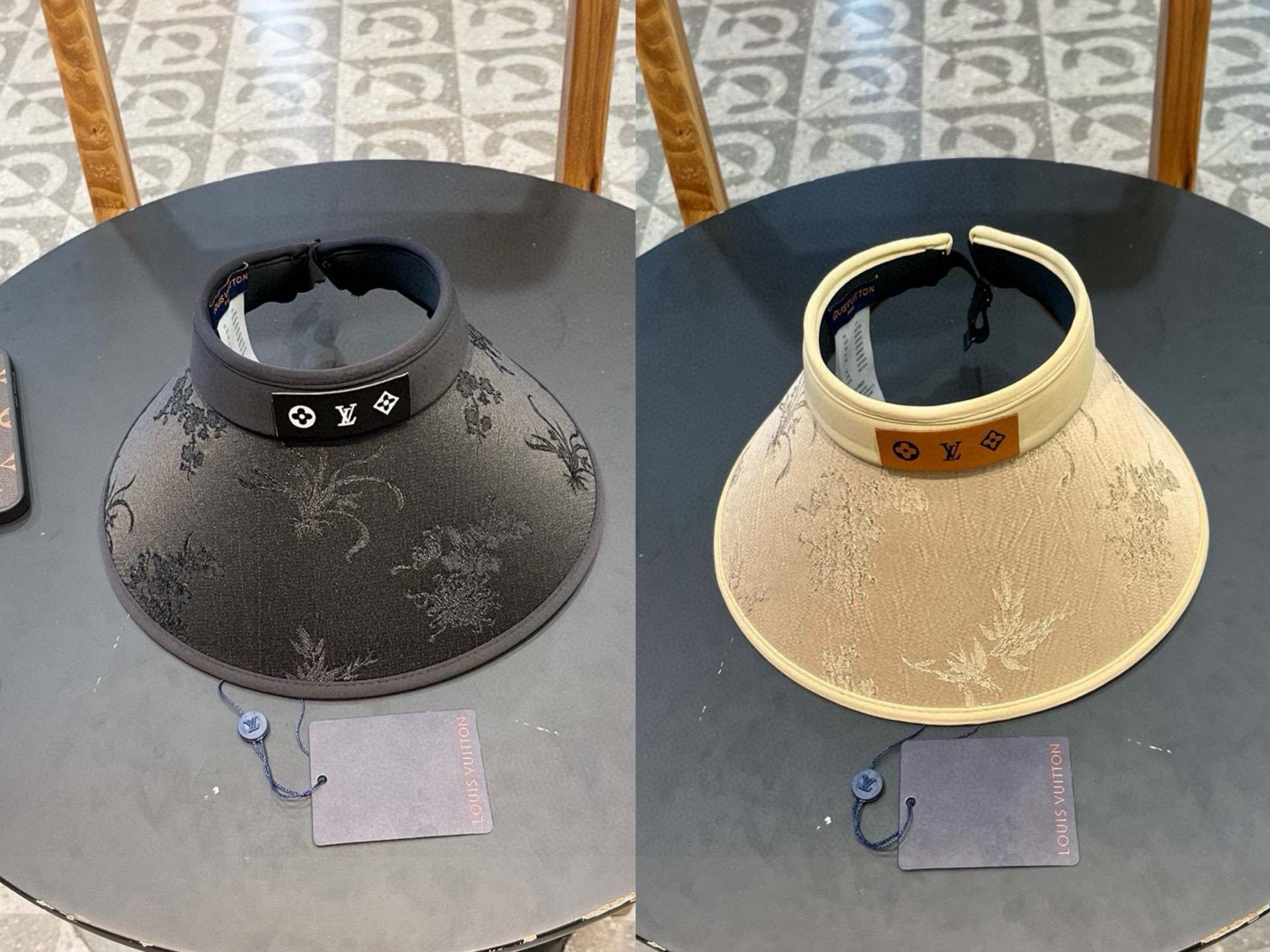  【LV路易威登】夏季新款专柜男女款遮阳帽空顶帽，大牌出货，超方便！好搭！出街必备