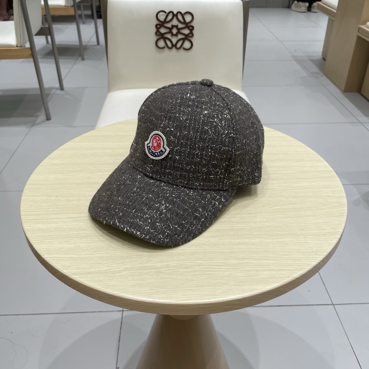 蒙口MONCLER 秋冬新款羊毛棒球帽，年轻时尚潮人穿搭色系，视觉效果超强，立体字母，好看有质感