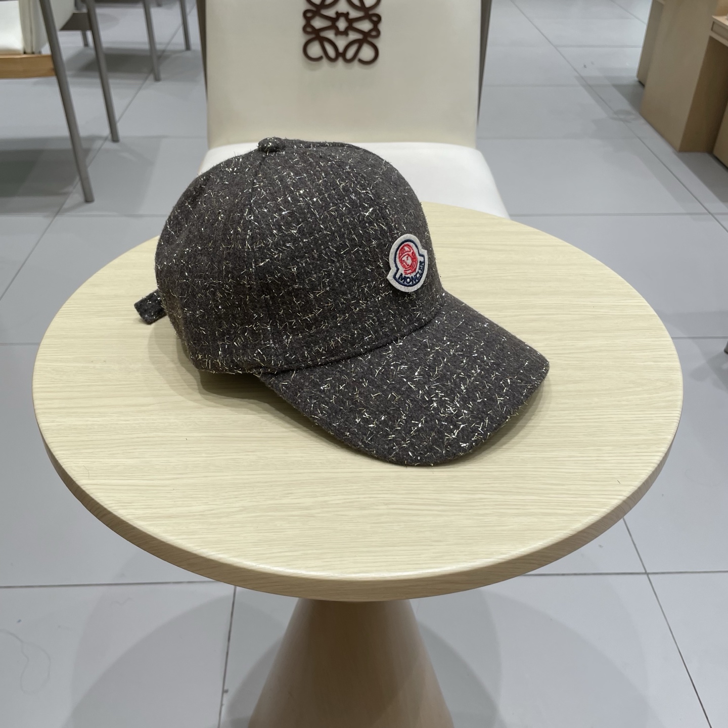 蒙口MONCLER 秋冬新款羊毛棒球帽，年轻时尚潮人穿搭色系，视觉效果超强，立体字母，好看有质感