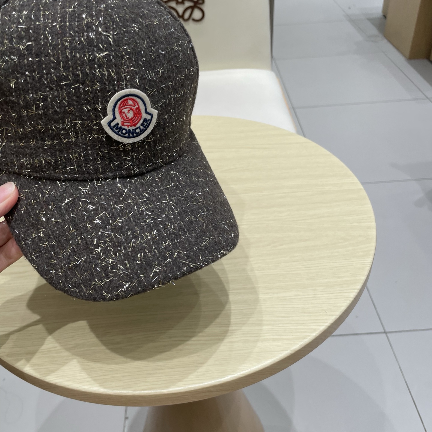 蒙口MONCLER 秋冬新款羊毛棒球帽，年轻时尚潮人穿搭色系，视觉效果超强，立体字母，好看有质感