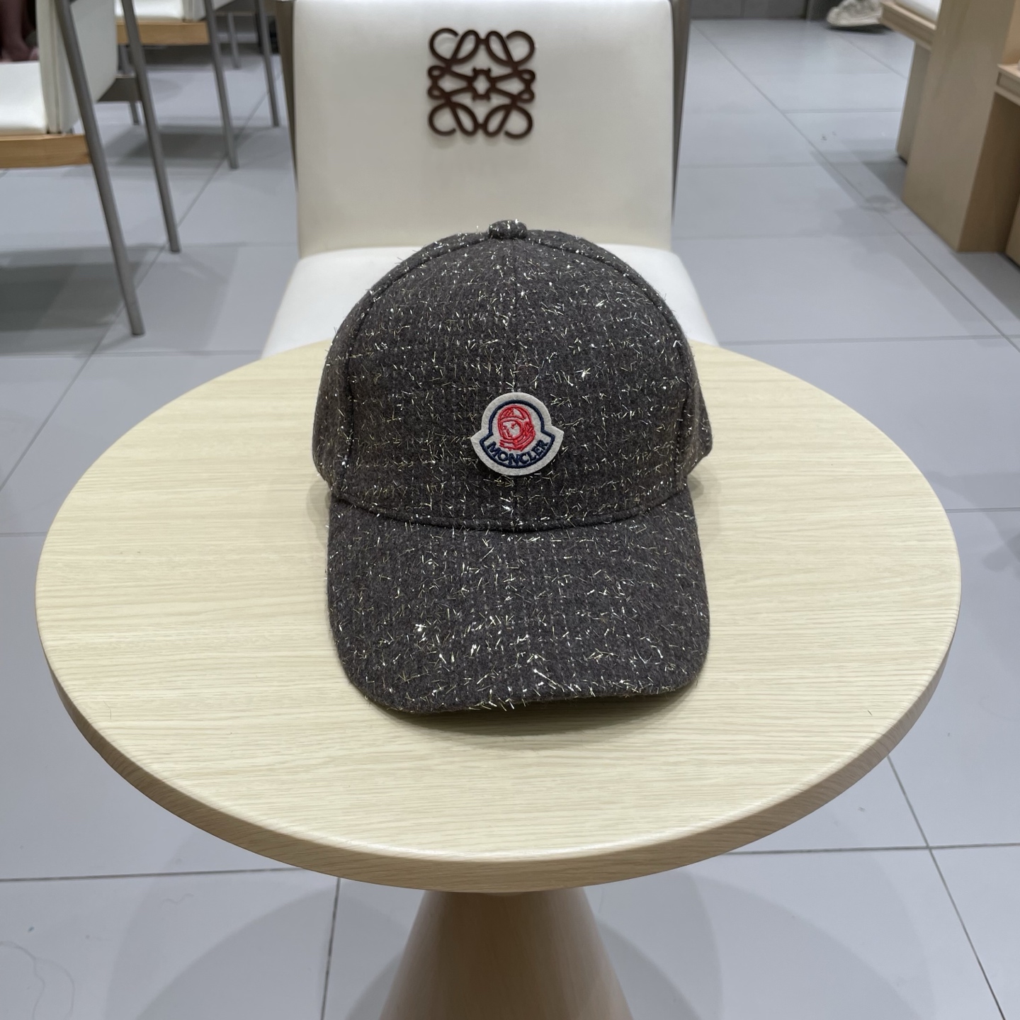 蒙口MONCLER 秋冬新款羊毛棒球帽，年轻时尚潮人穿搭色系，视觉效果超强，立体字母，好看有质感