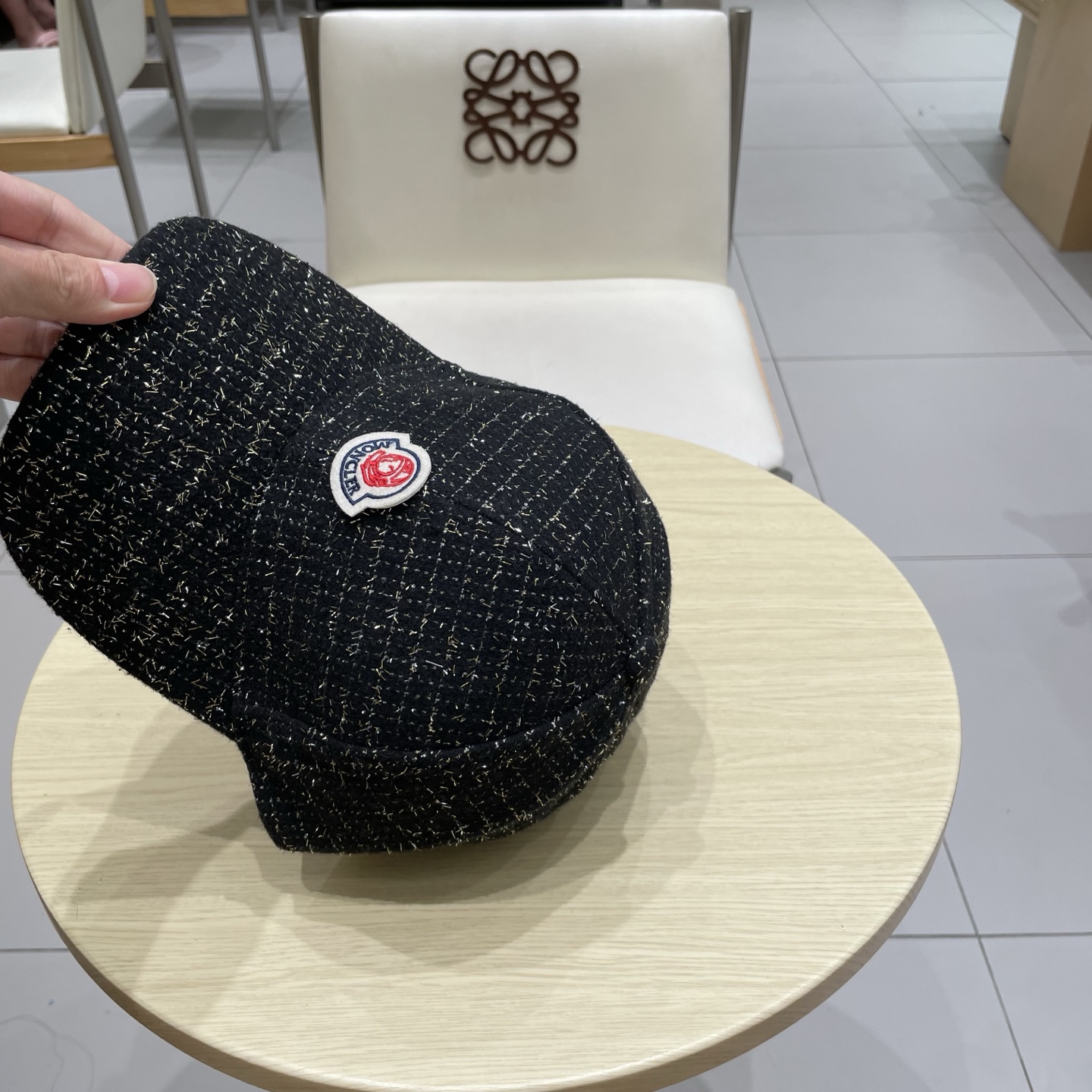 蒙口MONCLER 秋冬新款羊毛棒球帽，年轻时尚潮人穿搭色系，视觉效果超强，立体字母，好看有质感