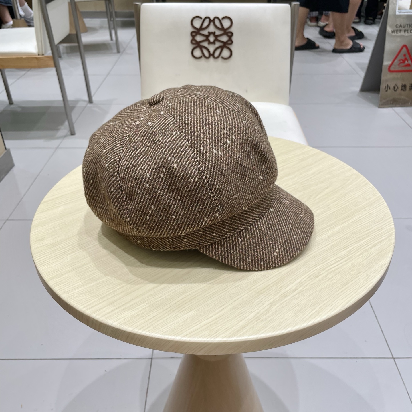 新款复古简约八角贝雷帽女羊毛英伦百搭鸭舌帽男贝雷八户外出游