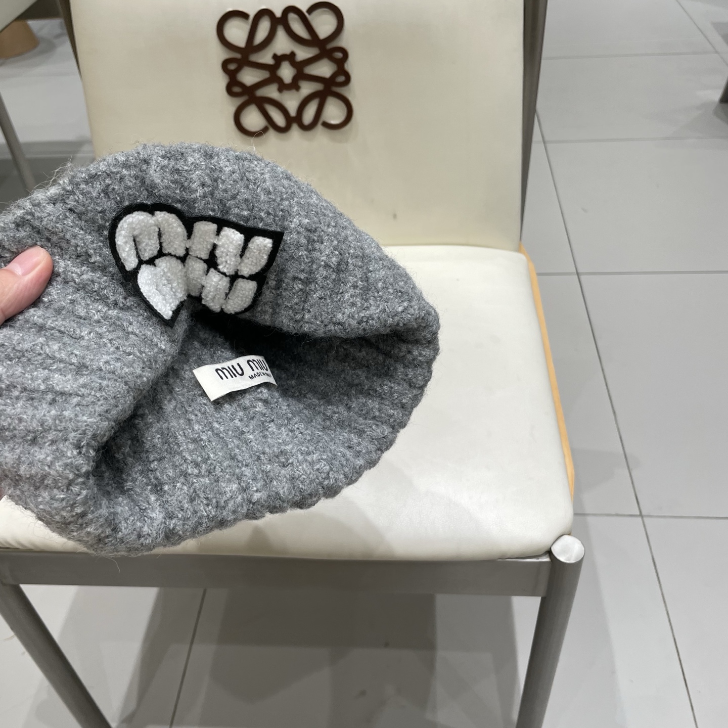 miumiu缪缪新款针织毛线帽，男女通用