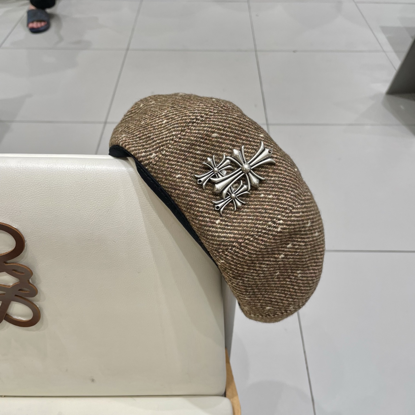 Chrome Hearts 克罗心贝雷帽女2025新款春夏款大头围显脸小韩系南瓜画家帽秋冬八角帽子