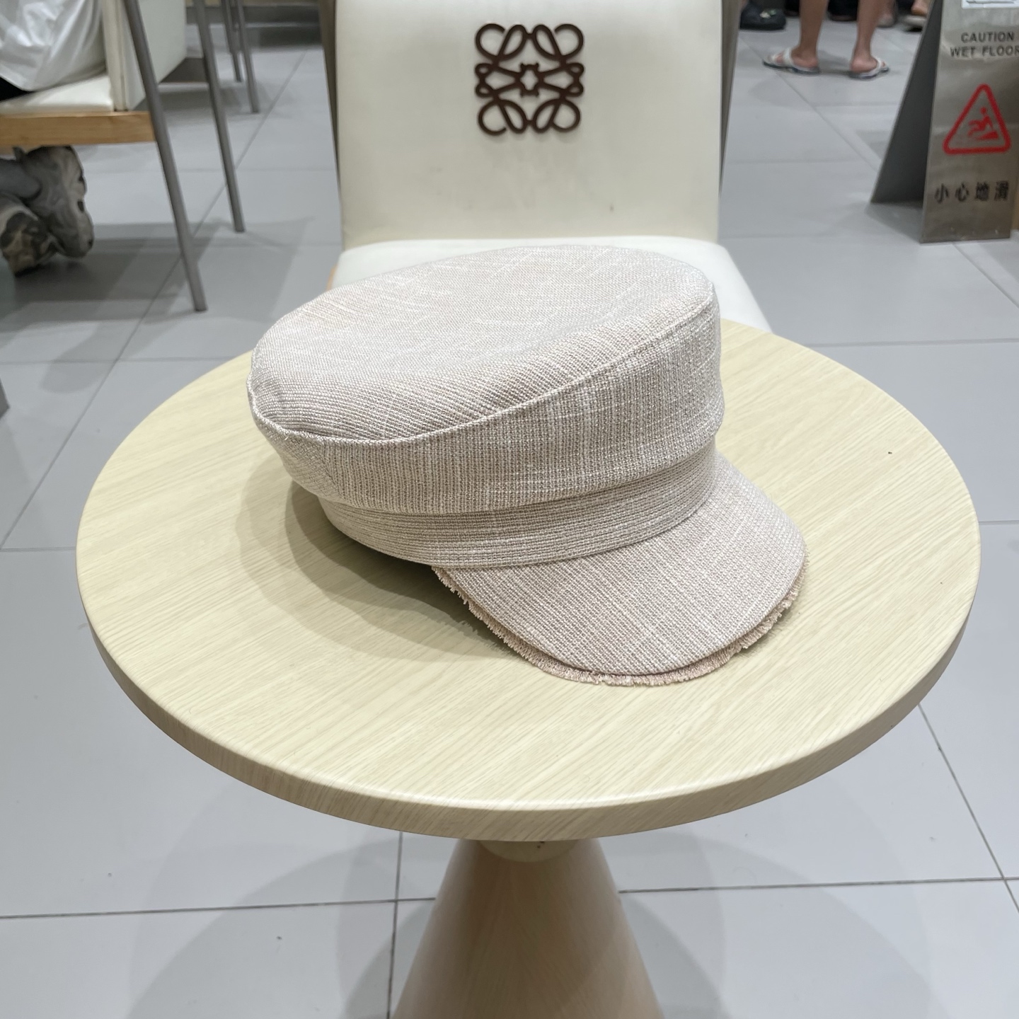 香奈儿新款鸭舌军帽，高级定制，头围57cm