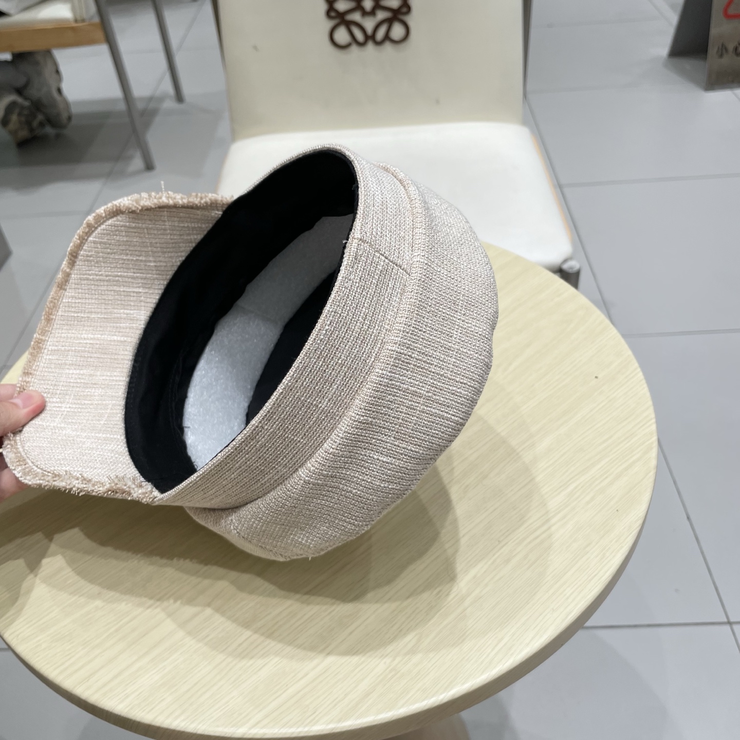 香奈儿新款鸭舌军帽，高级定制，头围57cm