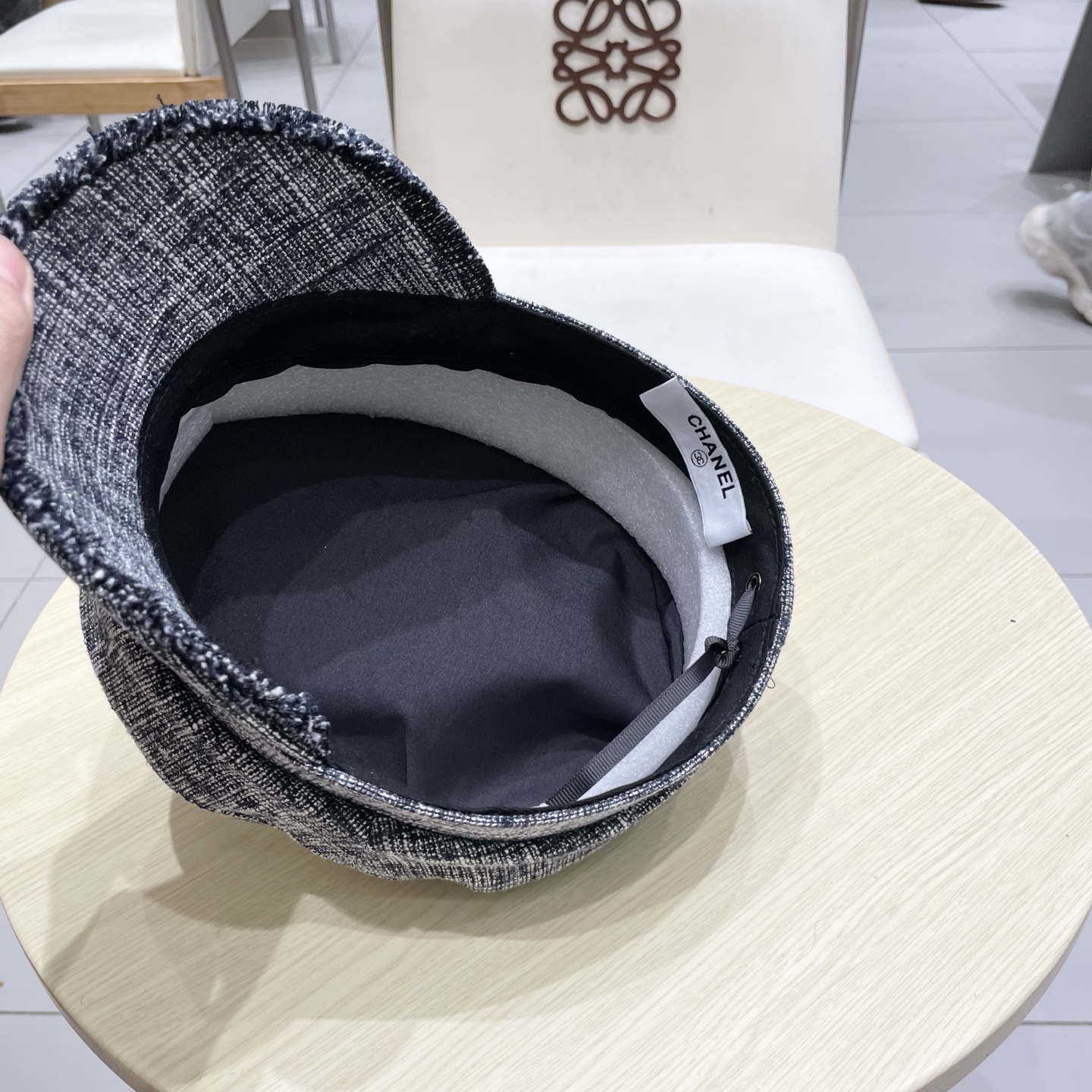 香奈儿新款鸭舌军帽，高级定制，头围57cm