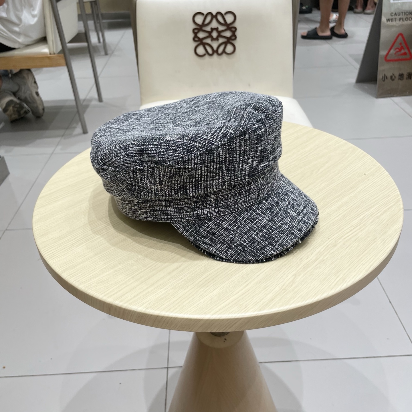 香奈儿新款鸭舌军帽，高级定制，头围57cm