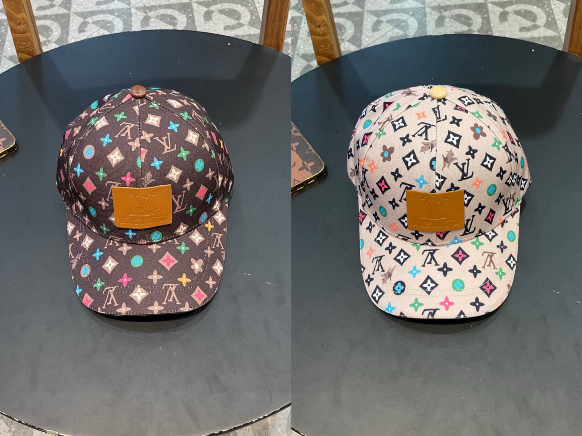  lv 路易威登很火的一款棒球帽
简约大气 高逼格好物～格调有个性
彩印LOGO  布面帽顶透气舒服
四