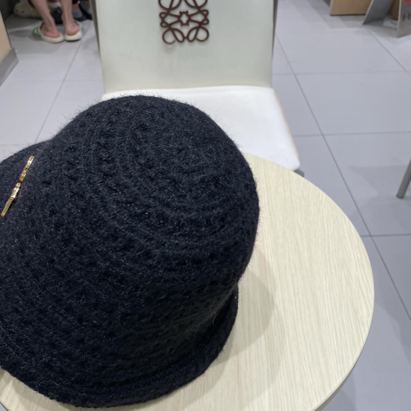 DIOR迪奥钩织镂空秋冬新款针织帽女文雅淑女渔夫帽2025新款百搭显脸小水桶帽子