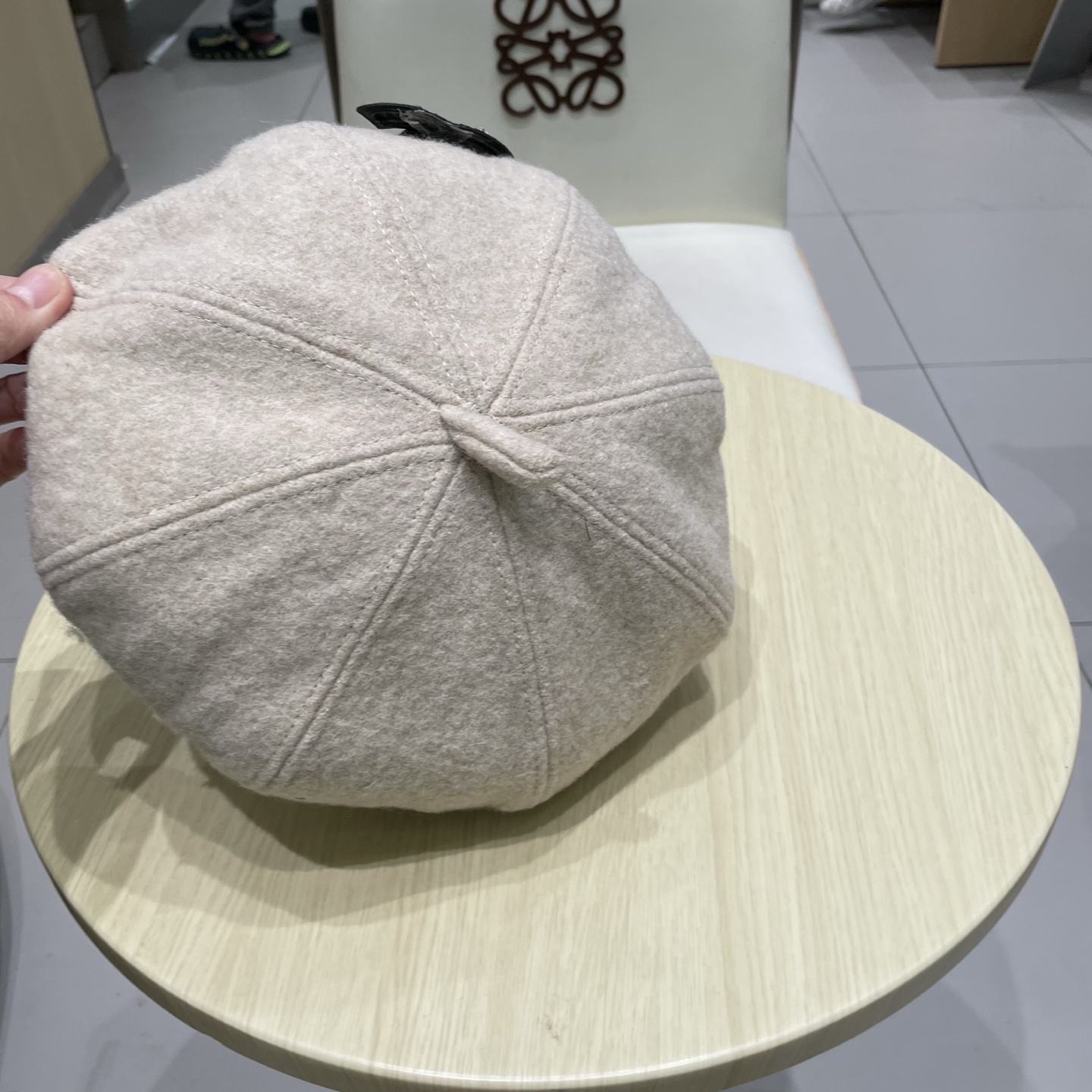 Chanel香奈儿毛呢贝雷帽，小香风高级面料定制，头围57cm