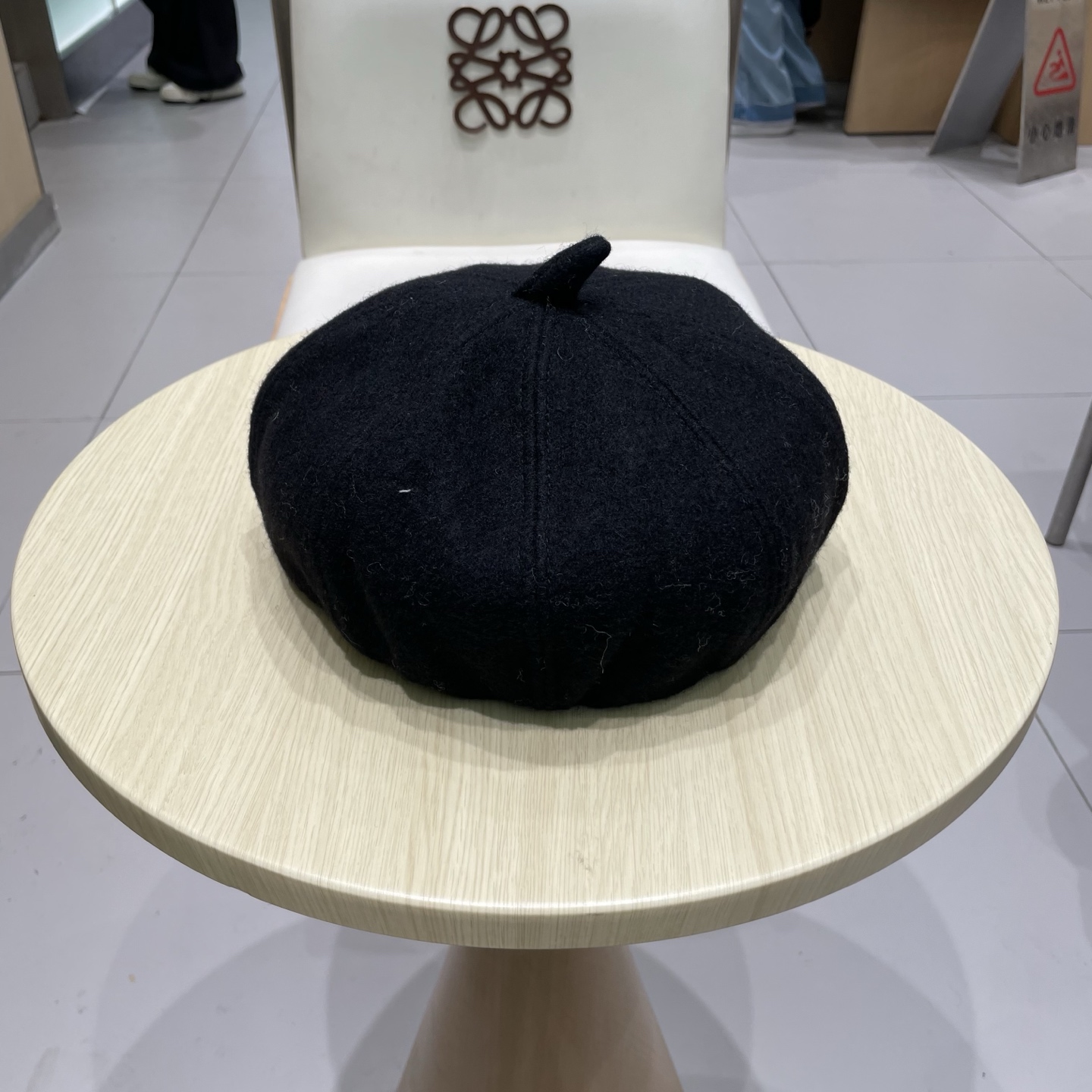 Chanel香奈儿毛呢贝雷帽，小香风高级面料定制，头围57cm