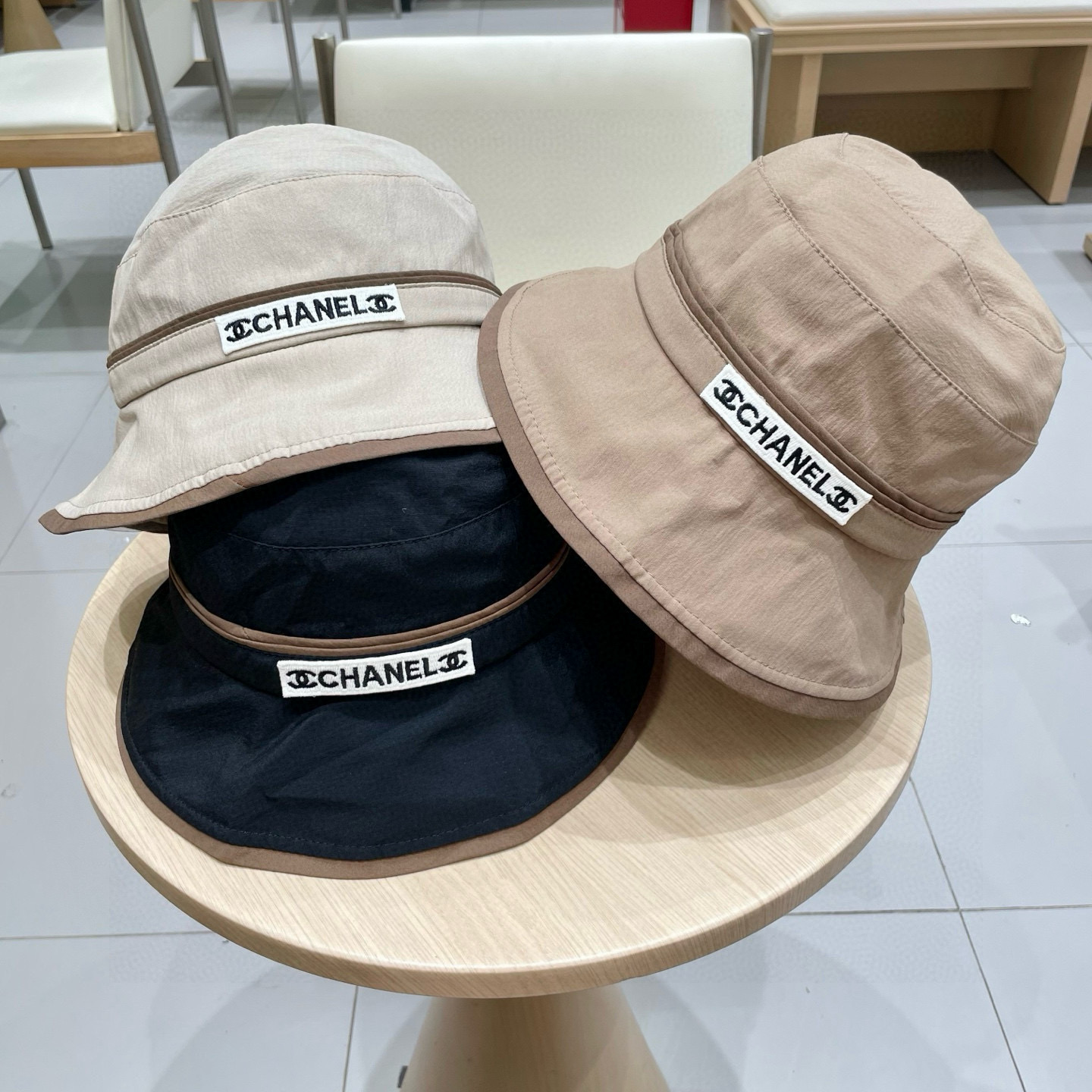  Chanel香奈儿渔夫帽子女2025春夏秋款户外出游防晒遮阳小香风盆帽