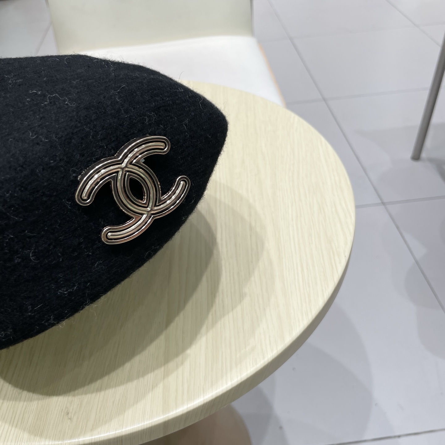  chanel香奈儿2025 法式气质羊毛贝雷帽女秋冬英伦复古洋气毛呢画家帽时尚百搭蓓蕾帽