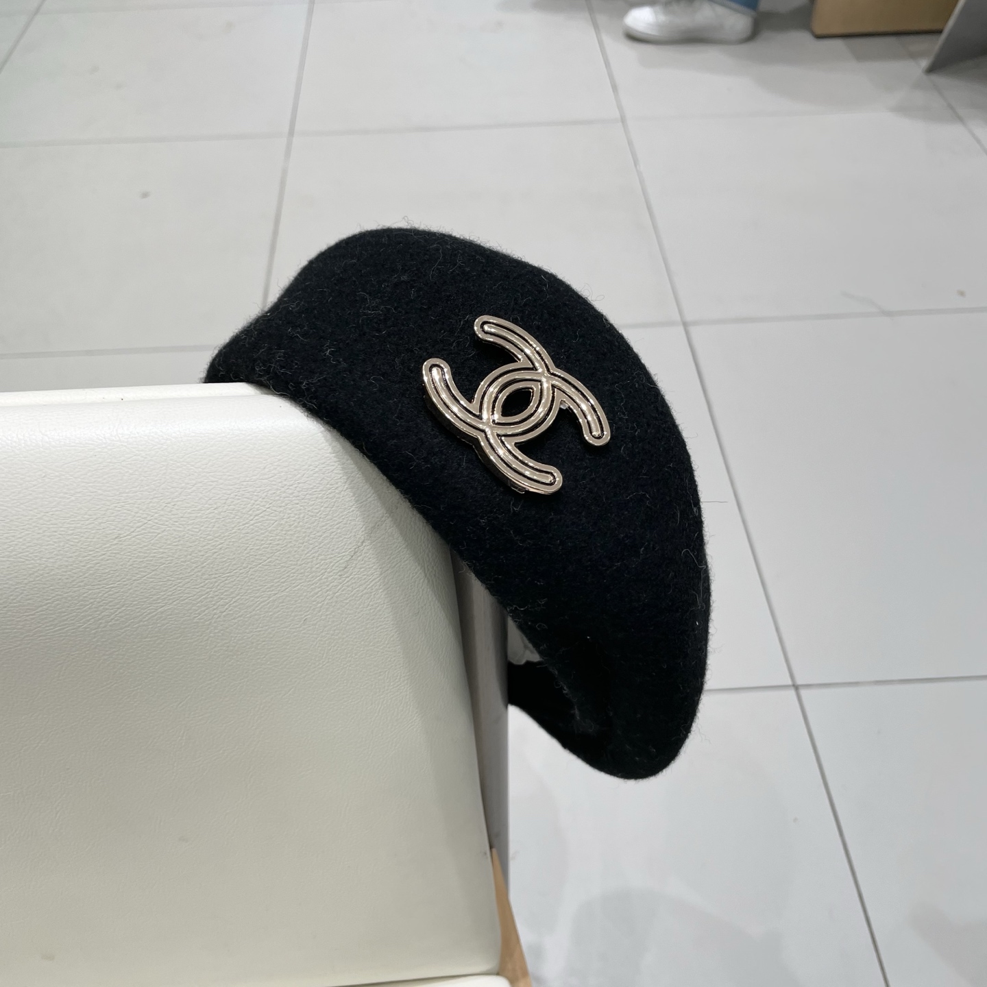  chanel香奈儿2025 法式气质羊毛贝雷帽女秋冬英伦复古洋气毛呢画家帽时尚百搭蓓蕾帽