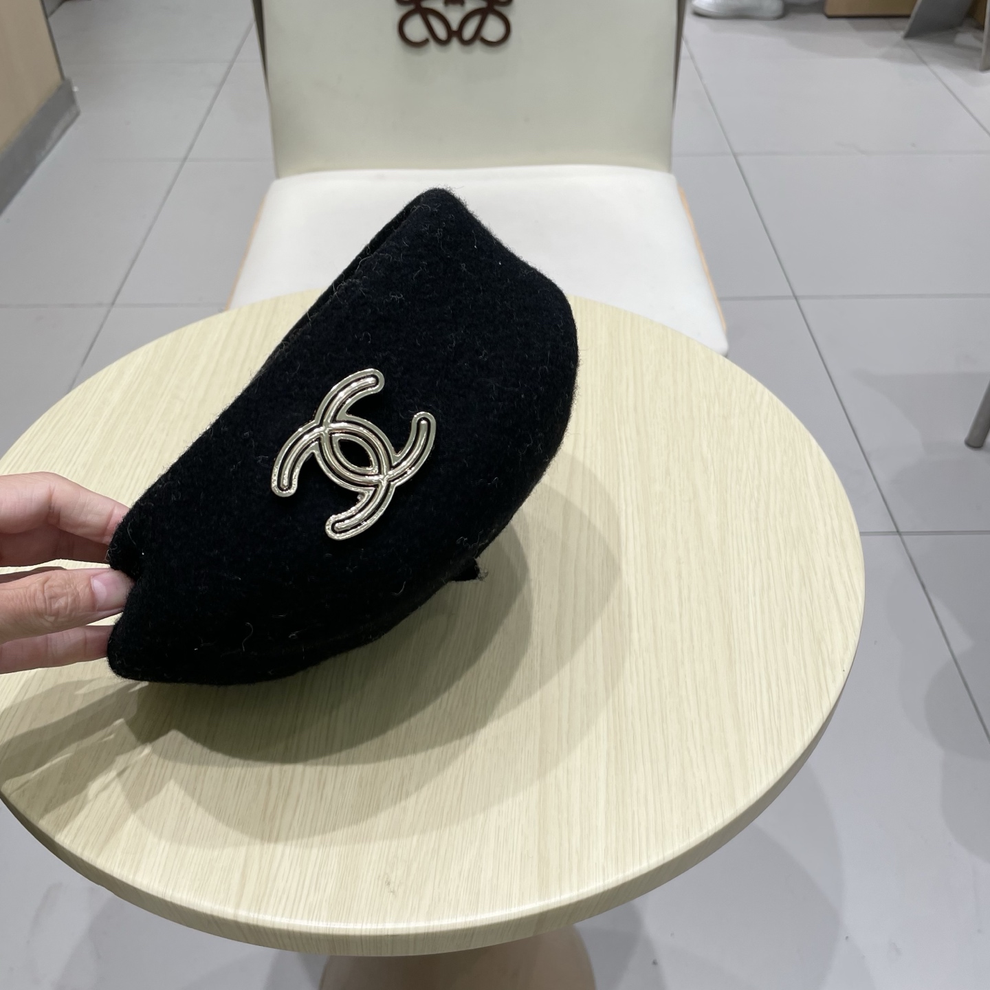  chanel香奈儿2025 法式气质羊毛贝雷帽女秋冬英伦复古洋气毛呢画家帽时尚百搭蓓蕾帽