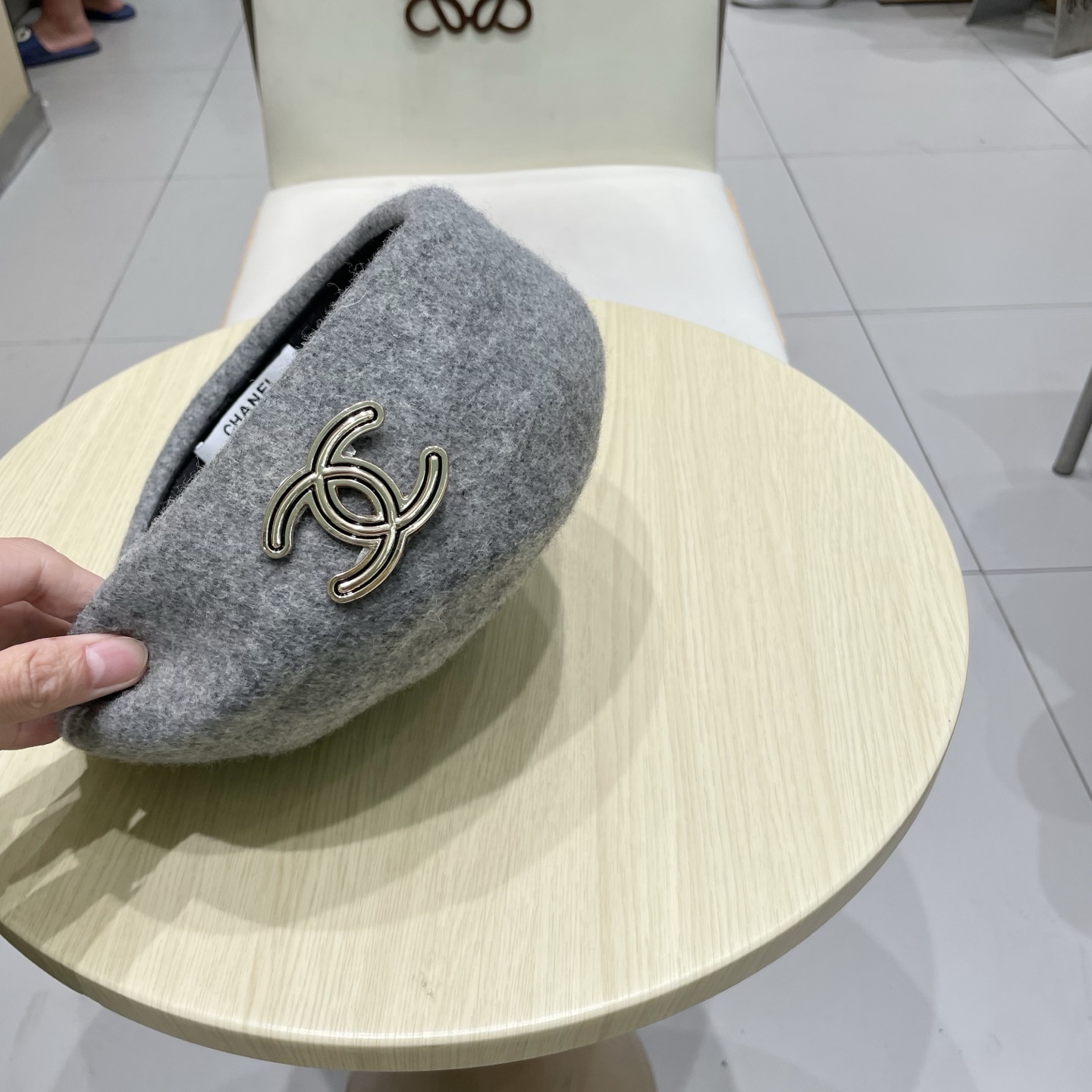  chanel香奈儿2025 法式气质羊毛贝雷帽女秋冬英伦复古洋气毛呢画家帽时尚百搭蓓蕾帽