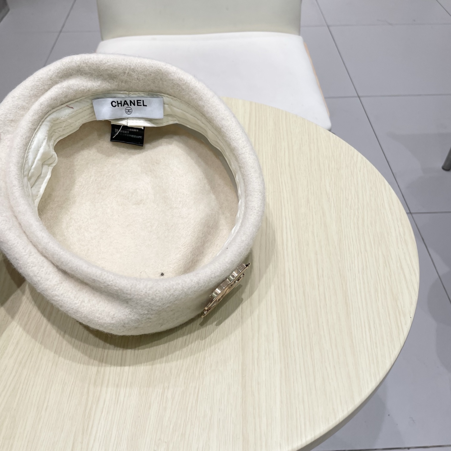  chanel香奈儿2025 法式气质羊毛贝雷帽女秋冬英伦复古洋气毛呢画家帽时尚百搭蓓蕾帽