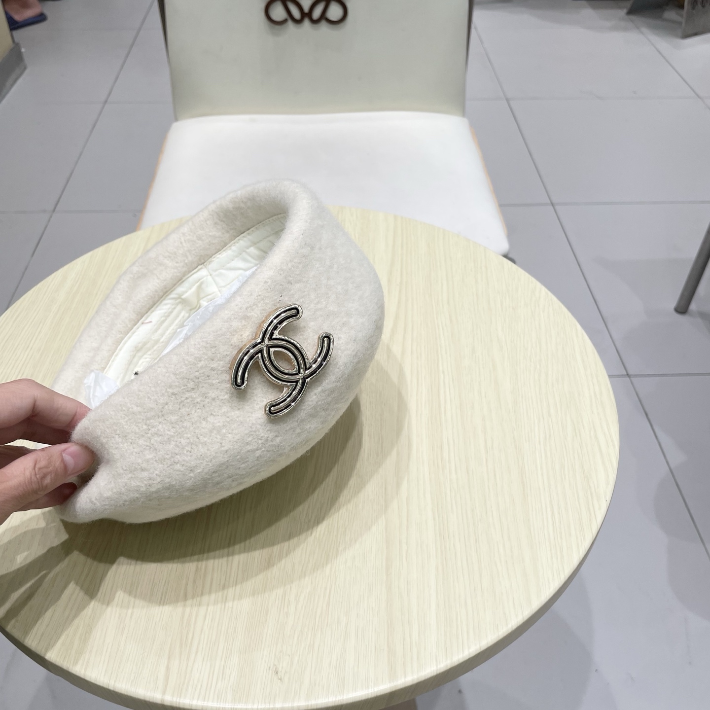  chanel香奈儿2025 法式气质羊毛贝雷帽女秋冬英伦复古洋气毛呢画家帽时尚百搭蓓蕾帽